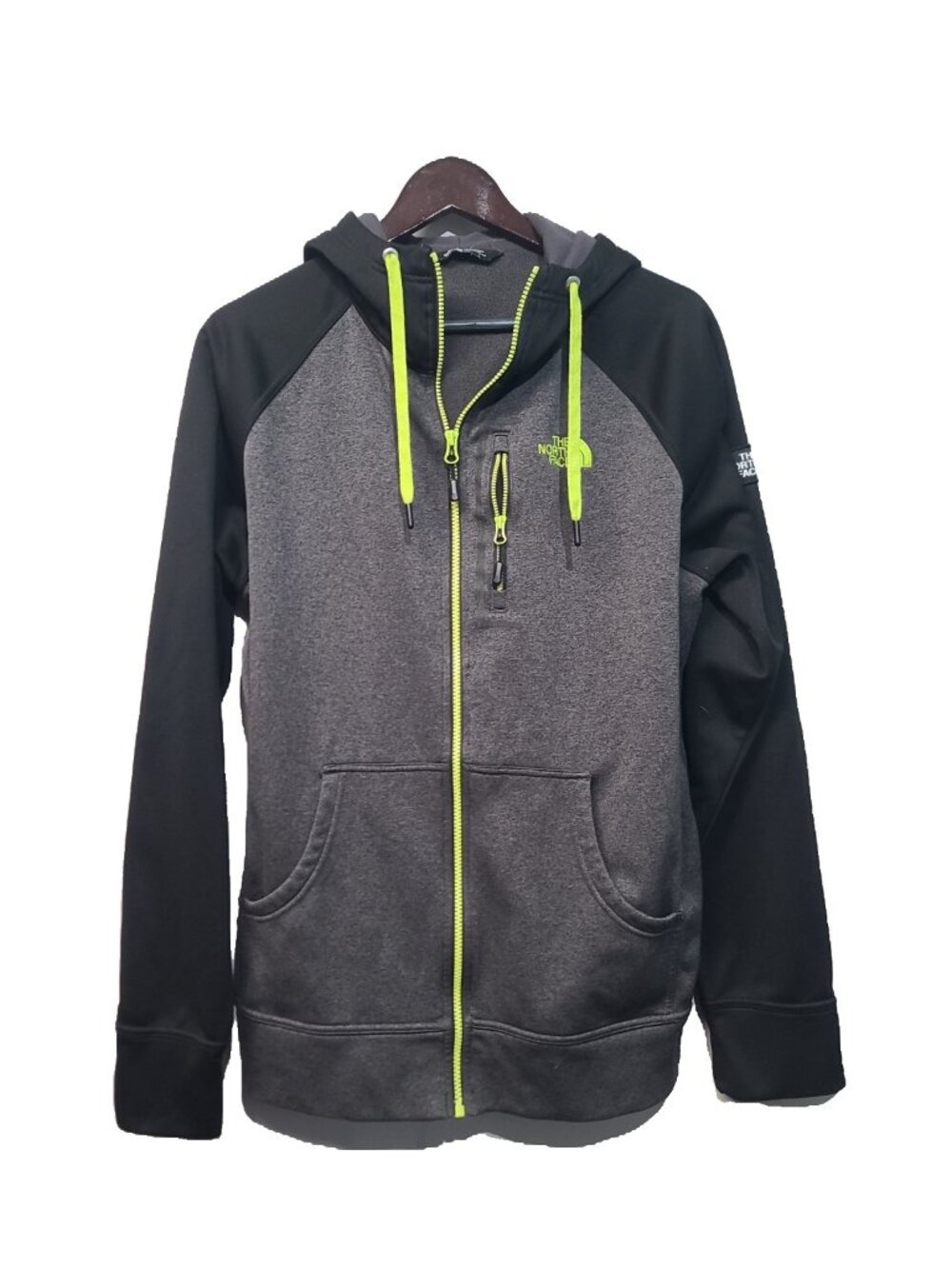 The North Face Men's Mack Mays Full Zip Hoodie Size L Gray